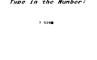 Guessing Game (The) atari screenshot